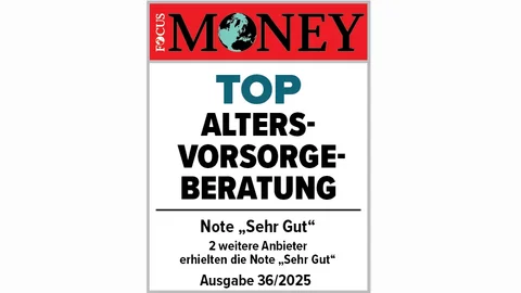 Siegel Top Altersvorsorge Focus Money