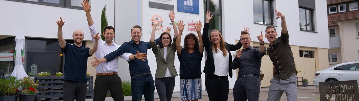 Team Wieland posiert