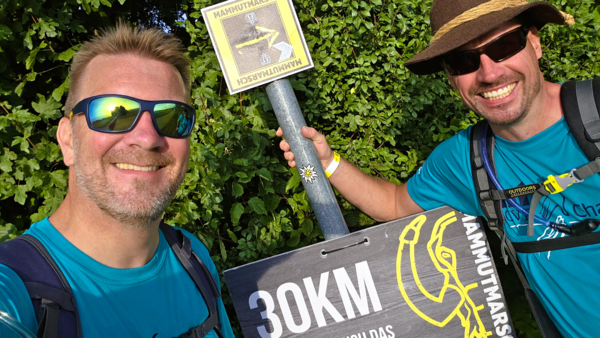 Münchener Mammutmarsch bei KM 30 Münchener Mammutmarsch bei KM 30